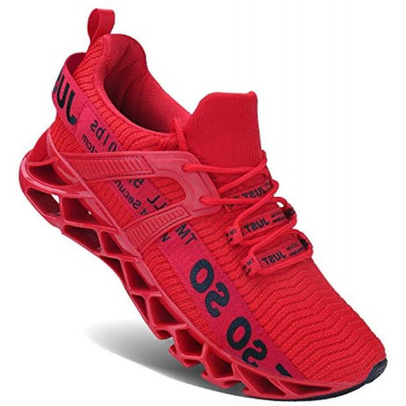 UMYOGO Mens Athletic Walking Blade Running Tennis Shoes Fashion Sneakers 1red1